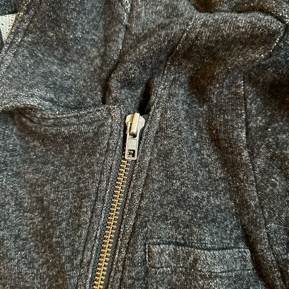 CAbi Gray Blazer Asymmetrical Zip-Up Jacket - Picture 6 of 8